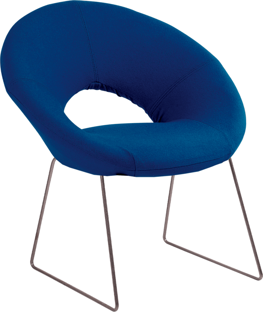 Polo Chair Skid Legs Wool Seat Hire for Events