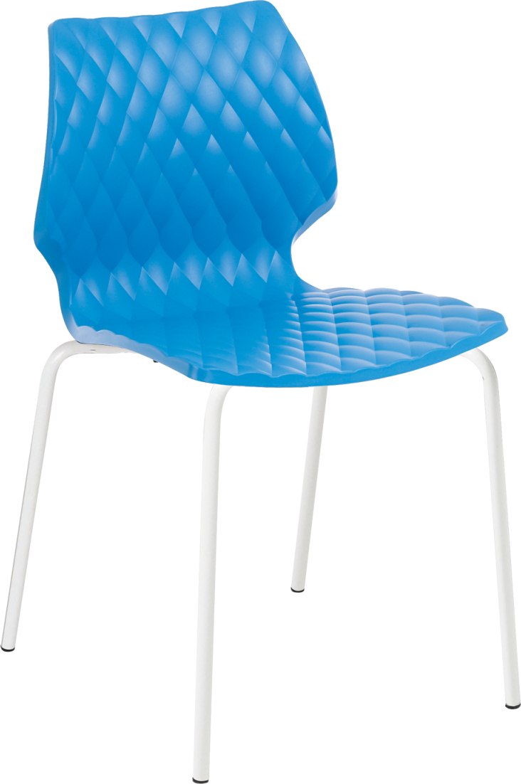 Honeycomb Chair White Metal Legs Hire for Events