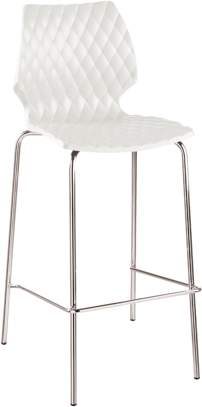 Honeycomb Stool Chrome Legs Hire for Events