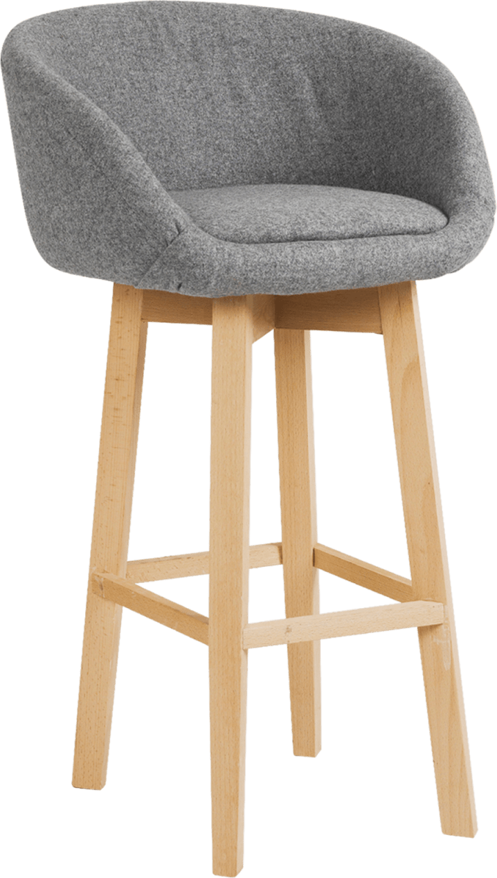 Windsor Stool Wooden Legs Wool Seat Hire for Events