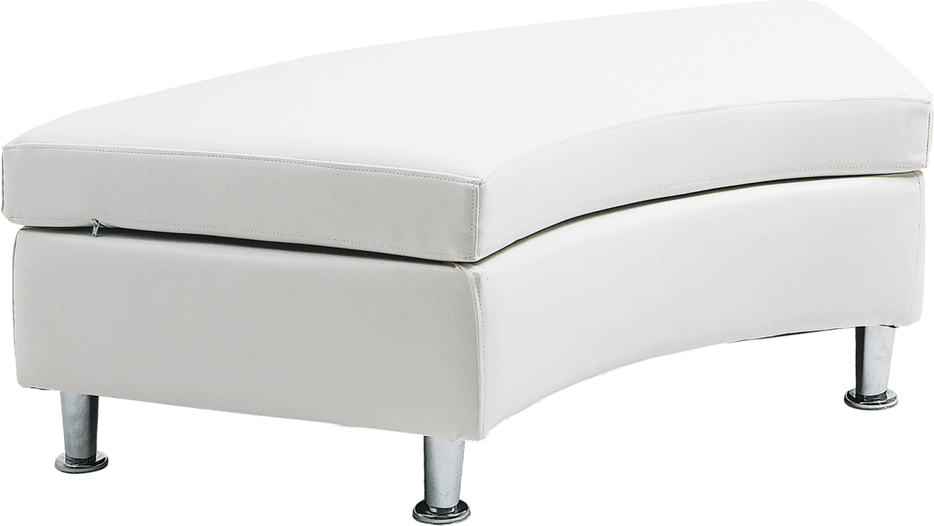 Tudela Curved Bench without Back Hire for Events