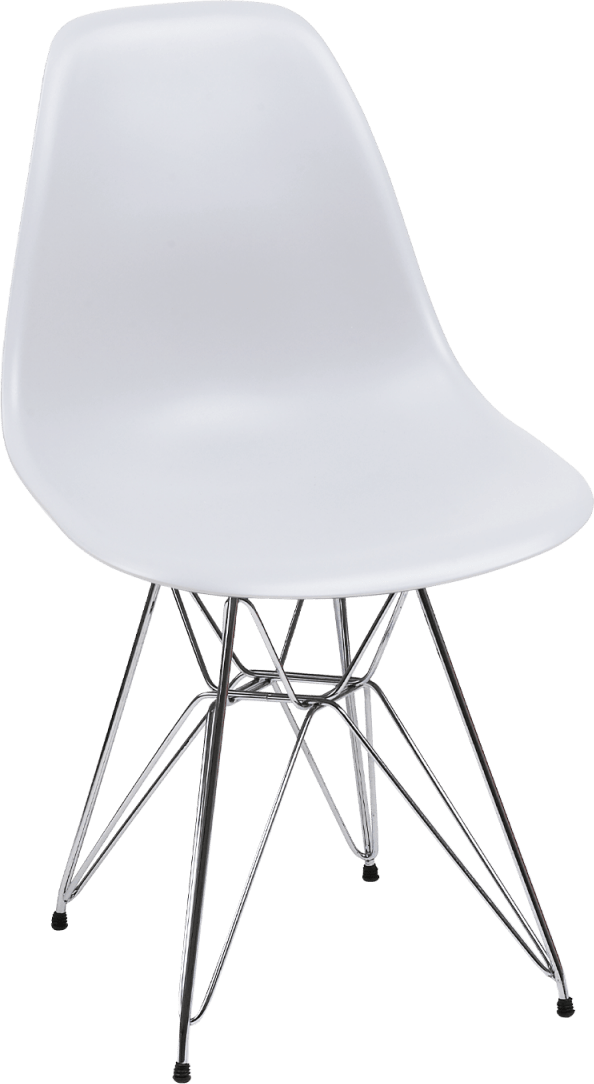 Eiffel Chair Chrome Legs Polymer Seat Chairs Dzine Furnishing