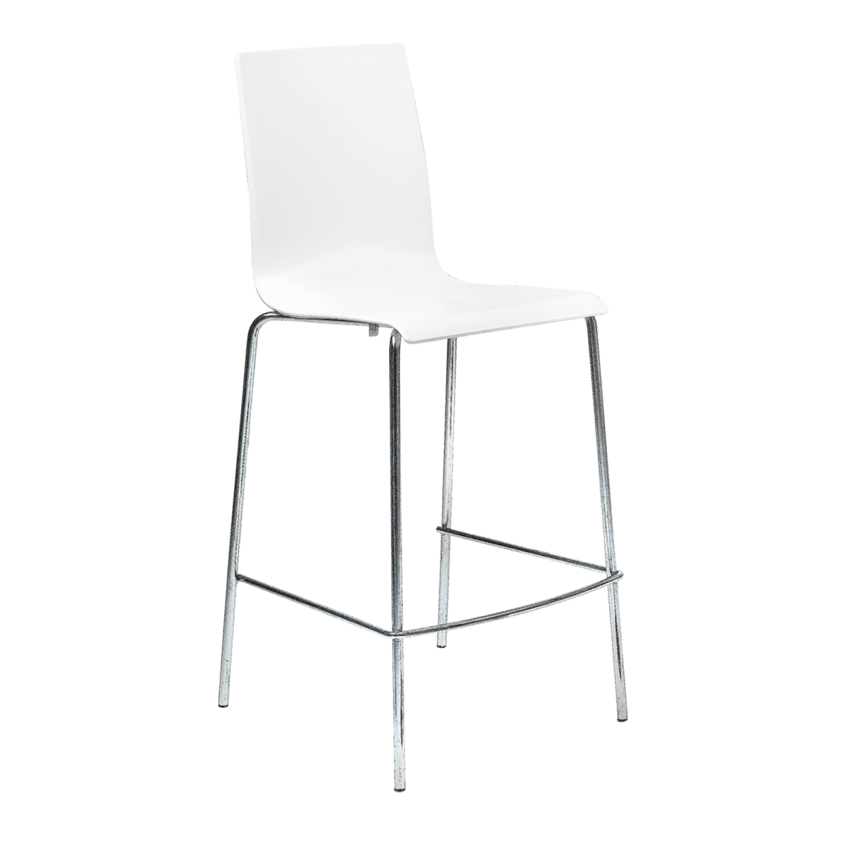 Lilly High Back Stool Wool Seat Hire for Events