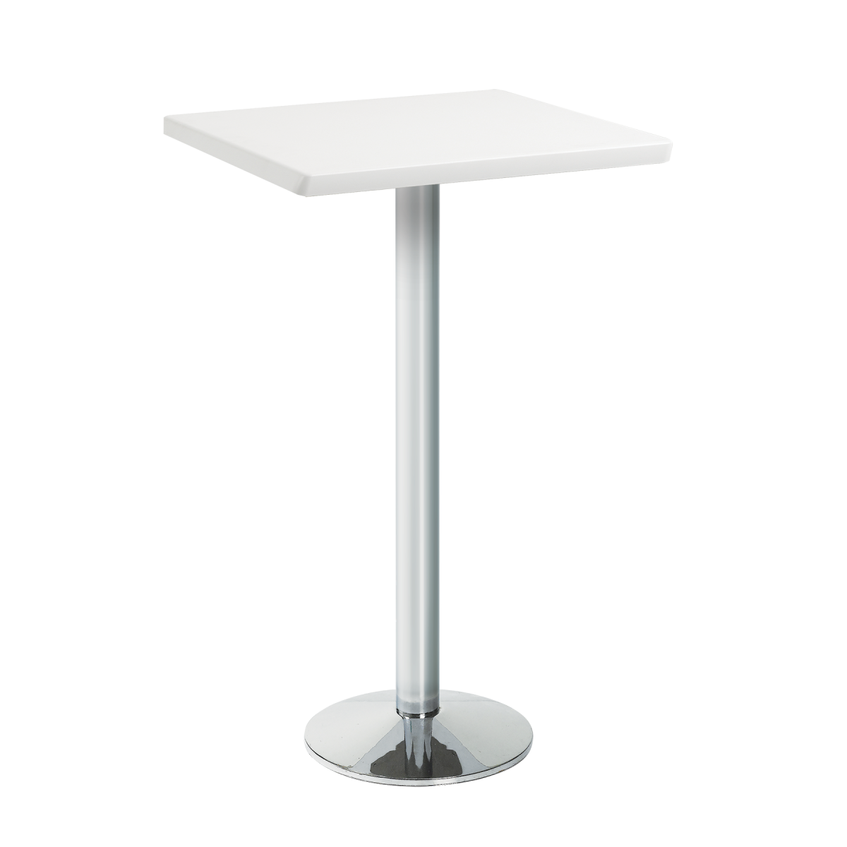 Rome Square Wooden Top Bar Table Hire for Events