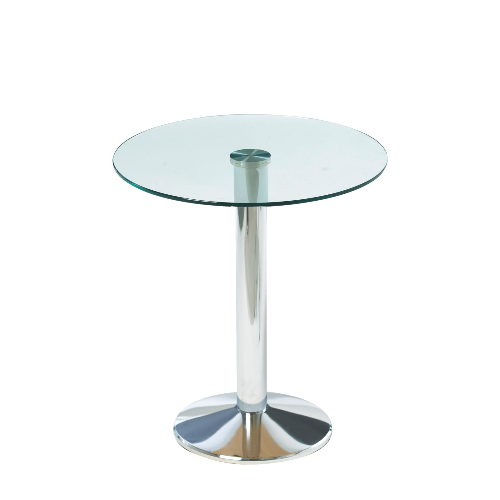 Milan Bistro Table Glass Top Chrome Base Bistro Tables Dzine