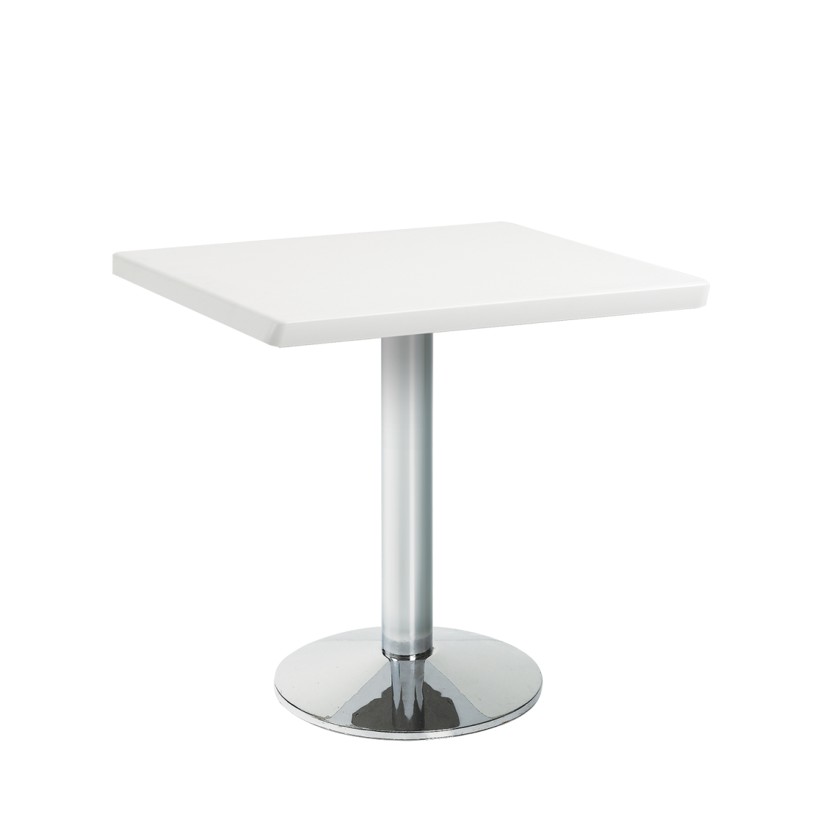 Rome Square Bistro Table Wooden Top Hire for Events