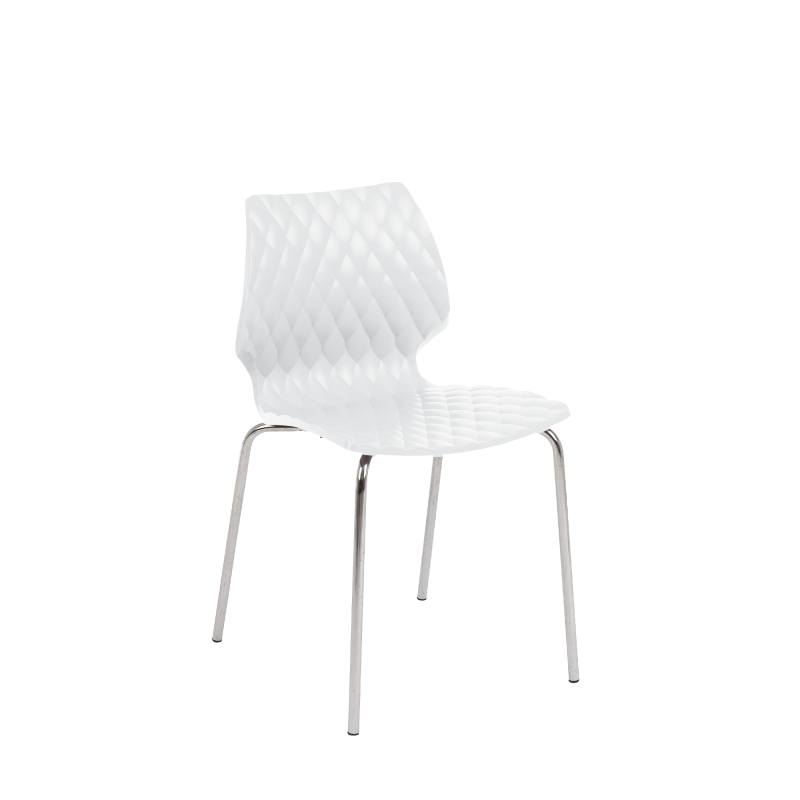 Honeycomb Chair Chrome Legs