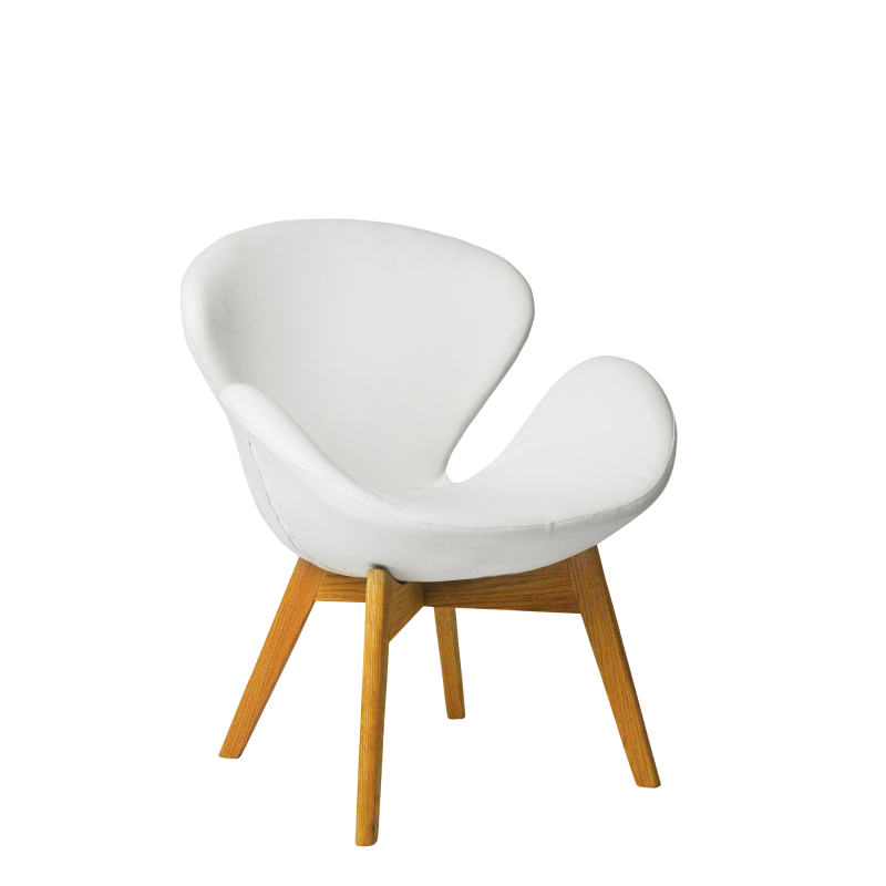 Swan Chair Wooden Legs