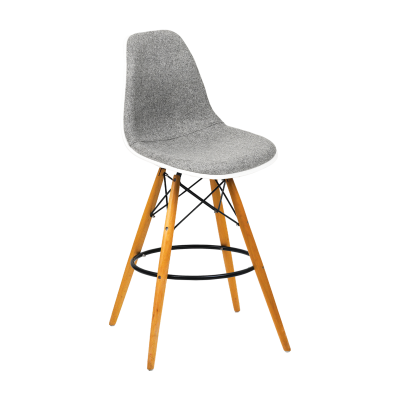 Eiffel Stool Padded Wool Seat