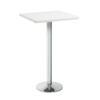Rome Square Wooden Top Bar Table