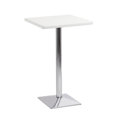 Rome Square Wooden Top Bar Table