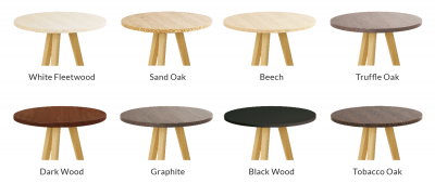 Tripod Bar Table Premium Wood Top