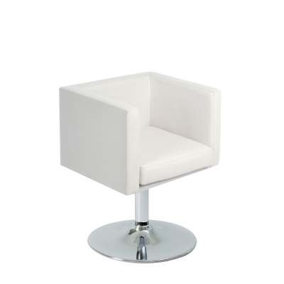 Bolivia Box Chair Single Stem Vinyl Seat