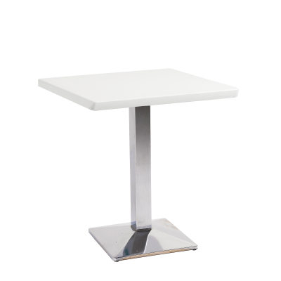 Rome Square Bistro Table Wooden Top