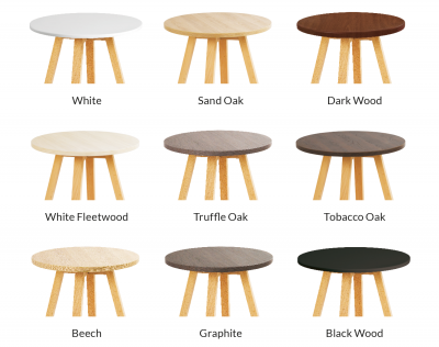 Seattle Bistro Table Premium Wooden Top