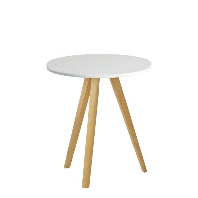 Tripod Bistro Table Premium Wood Top