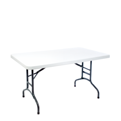 Trestle Table White Plastic 4ft